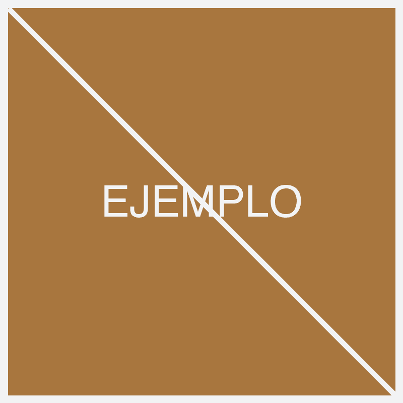 Delantal de lona encerada (EJEMPLO)