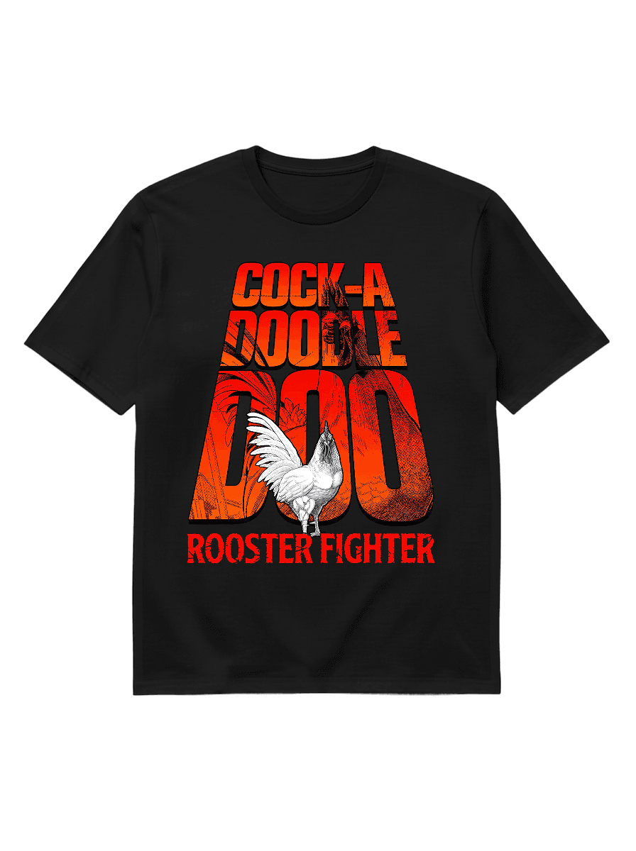 Polera Rooster Fighter - "Cock-A-Doodle-Doo"