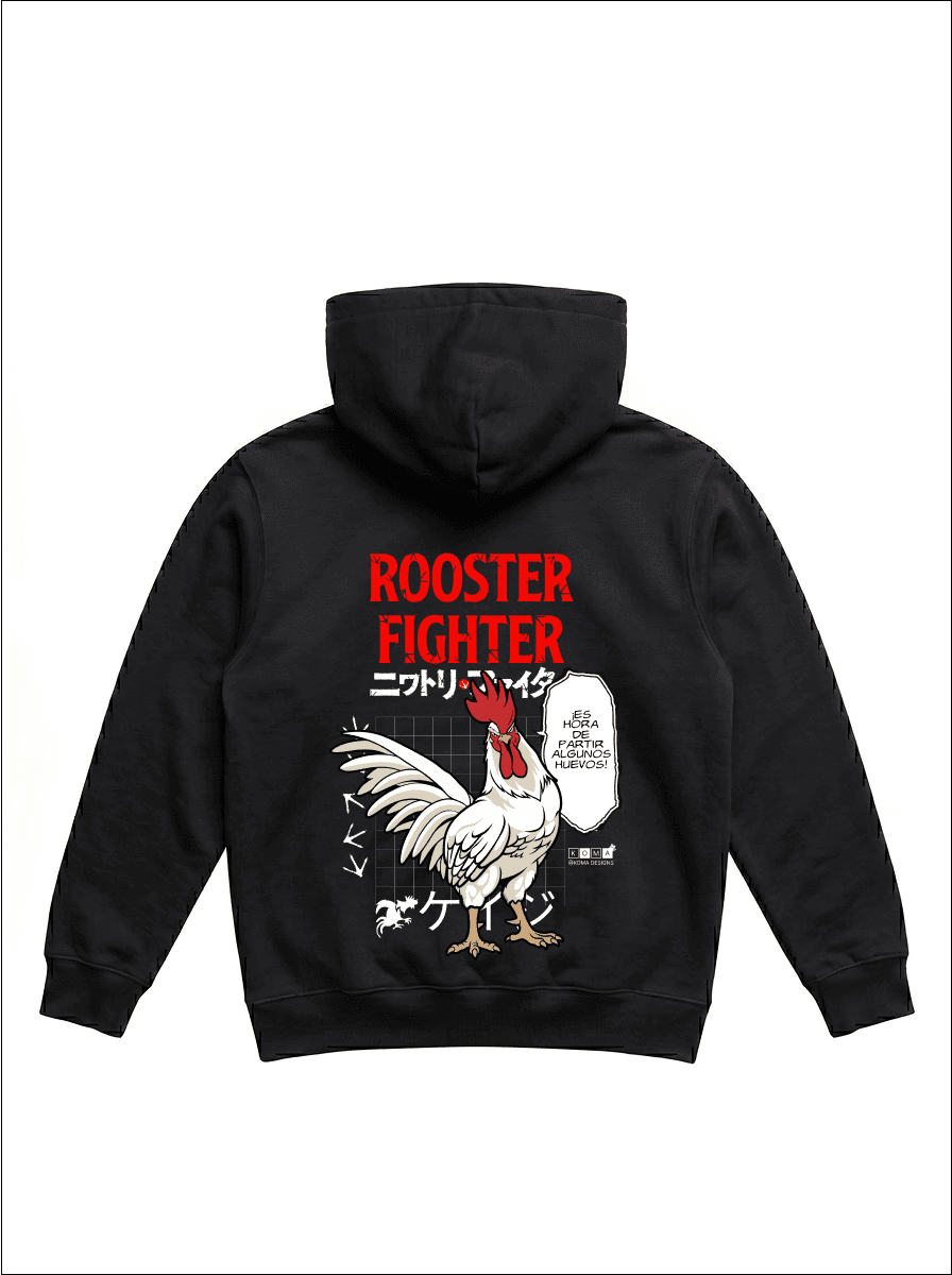 Polerón Rooster Fighter - "A Partir Huevos"